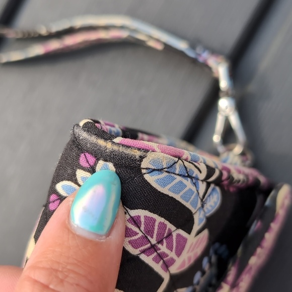 Vera Bradley Navy Quilted Wristlet Wallet - Picture 9 of 12